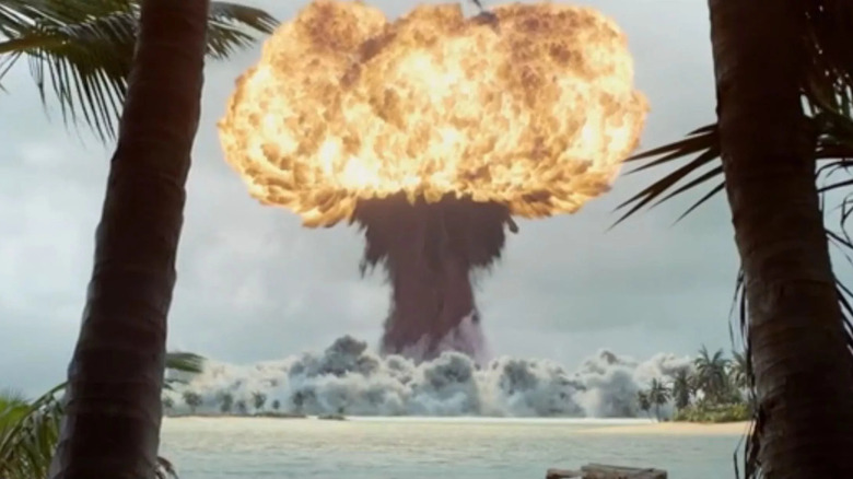 Godzilla nuclear blast
