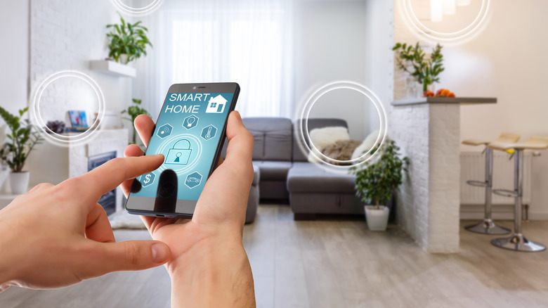 Smart home smartphone app