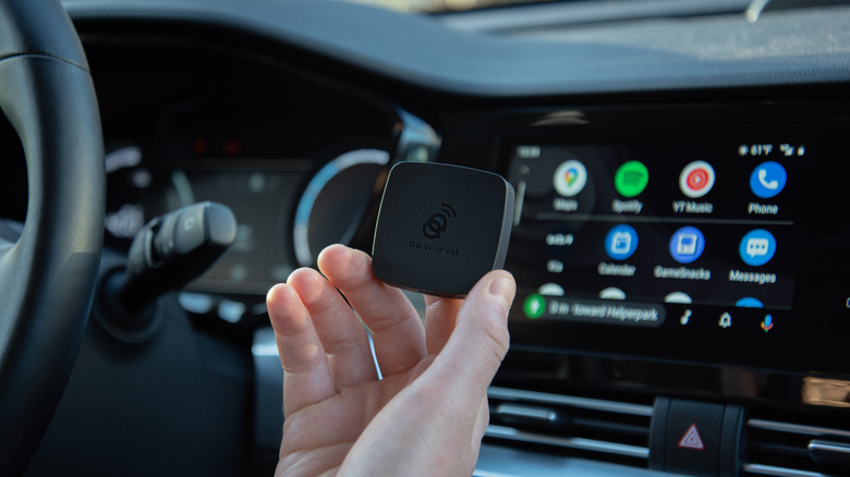AAWireless Android Auto dongle.