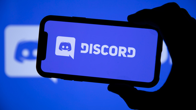 Discord app logo on smartphone