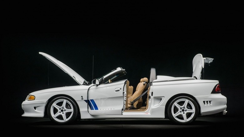 A Mustang Cobra with all its ports open