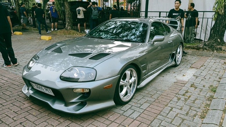 Gray 1998 Toyota Supra Turbo