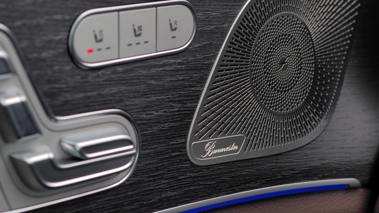 Mercedes Burmester 3D audio speaker
