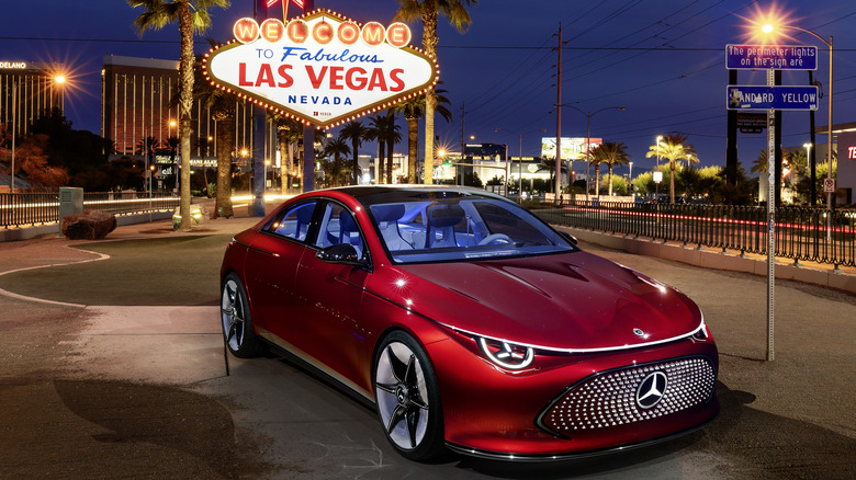 Mercedes Concept CLA in Las Vegas