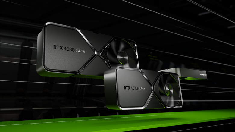 Nvidia RTX 4000 Super series.